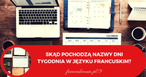 dni tygodnia po francusku